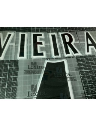 1997-2005 Arsenal x VIEIRA Nameset (Away / Cup Use)