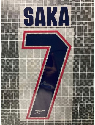2026-2027 Arsenal x SAKA Nameset (Yellow Kit Use)