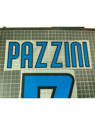 2010-2011 Inter Milan x PAZZINI Nameset (Away Use)