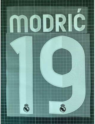 2012-2013 Real Madrid x MODRIC Nameset (Away Use)