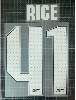 2025-2026 Arsenal x RICE Nameset (Home Use)