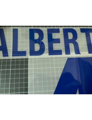 1999-2002 Italy x ALBERTINI Nameset (Away Use)