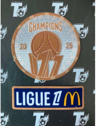 2024-2025 French Ligue 1 Winner Badge (PSG Use)
