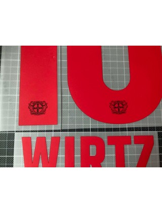 2023-2024 Leverkusen x WIRTZ Nameset (Home Use)