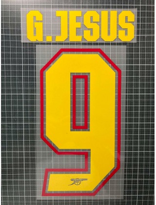 2026-2027 Arsenal x G.JESUS Nameset (Away Use)