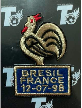1998 World Cup Final - France vs Brazil Team Logo (France Use)