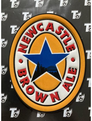 1995-2000 Newcastle United Sponsor Badge - Newcastle Brown Ale