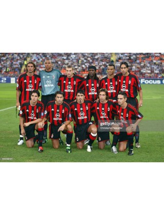 2003-2004 AC Milan Sponsor Badge - MERIVA (White)
