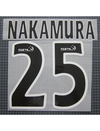 2005-2009 Celtic x NAKAMURA SHUNSUKE / 中村俊輔 Nameset (Home Use)